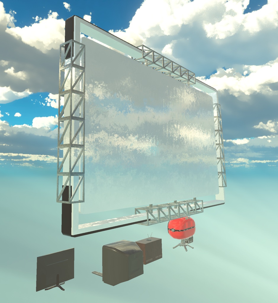 【VRChat想定】時代を生き抜くテレビたち