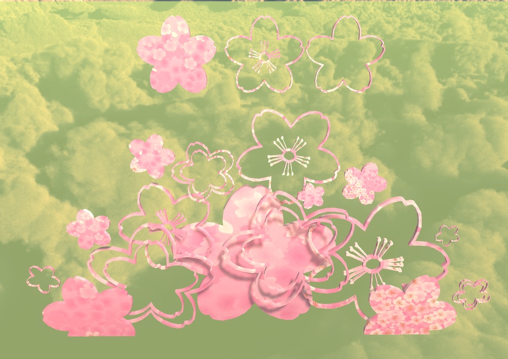 桃の節供&お花見(66点)