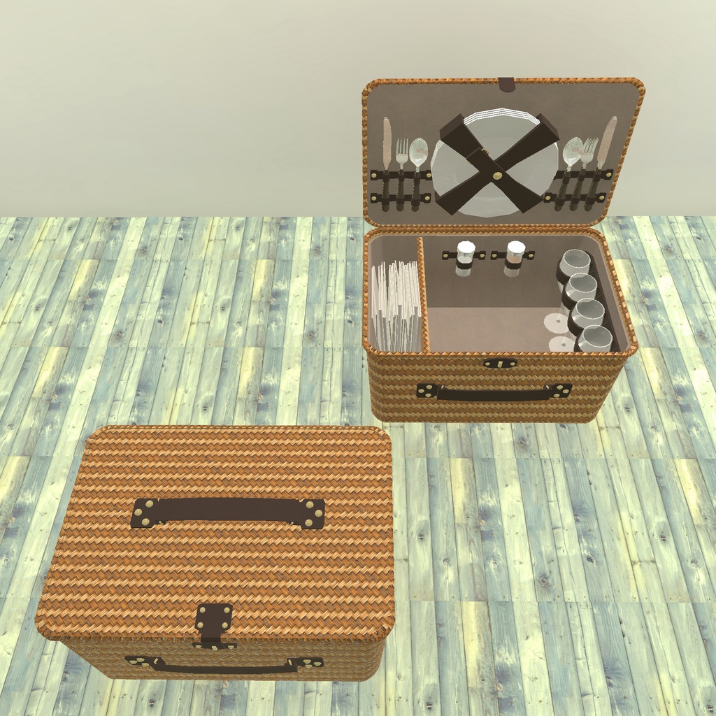 【VRChat想定】おしゃれピクニックセット