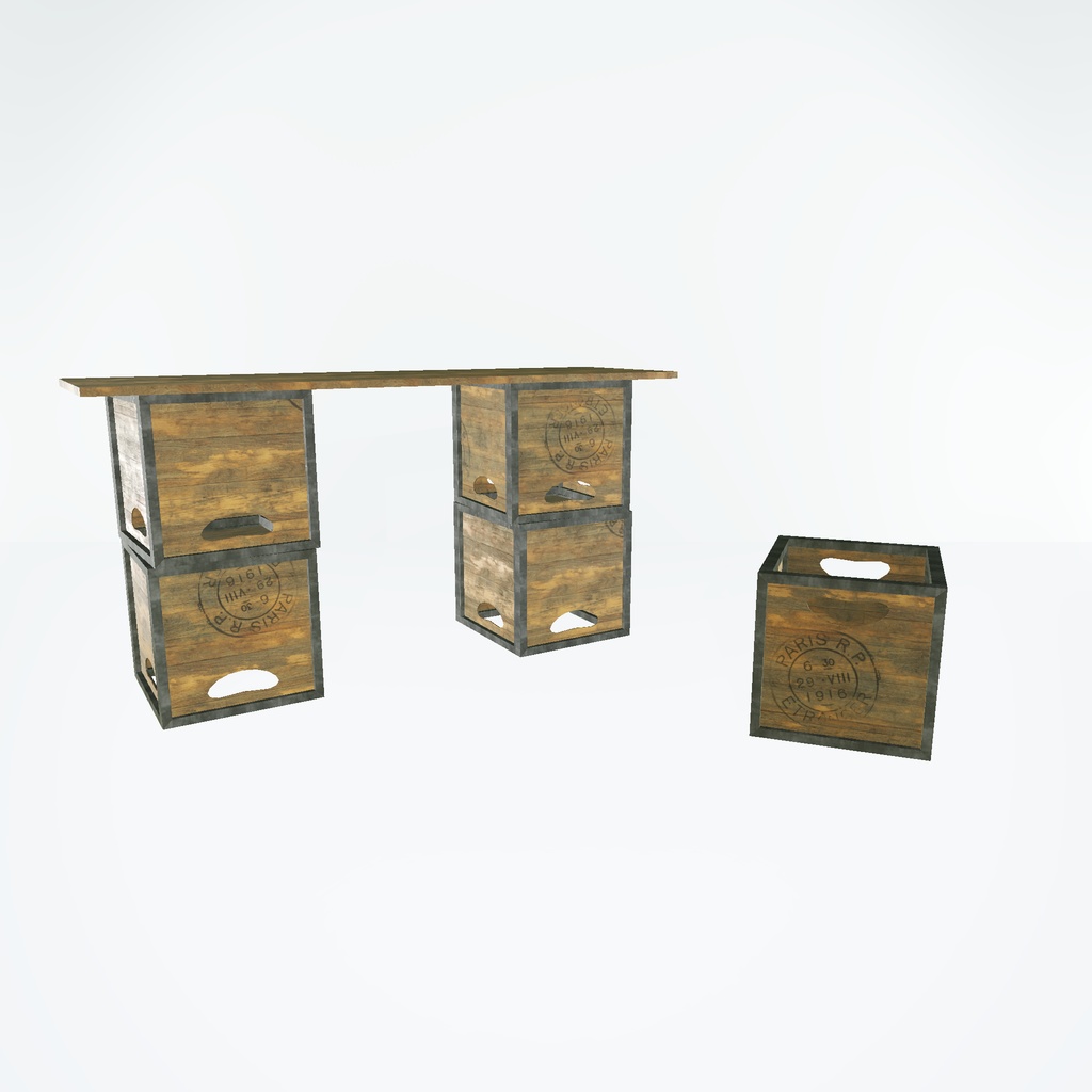 【VRChat想定】おしゃれピクニックセット