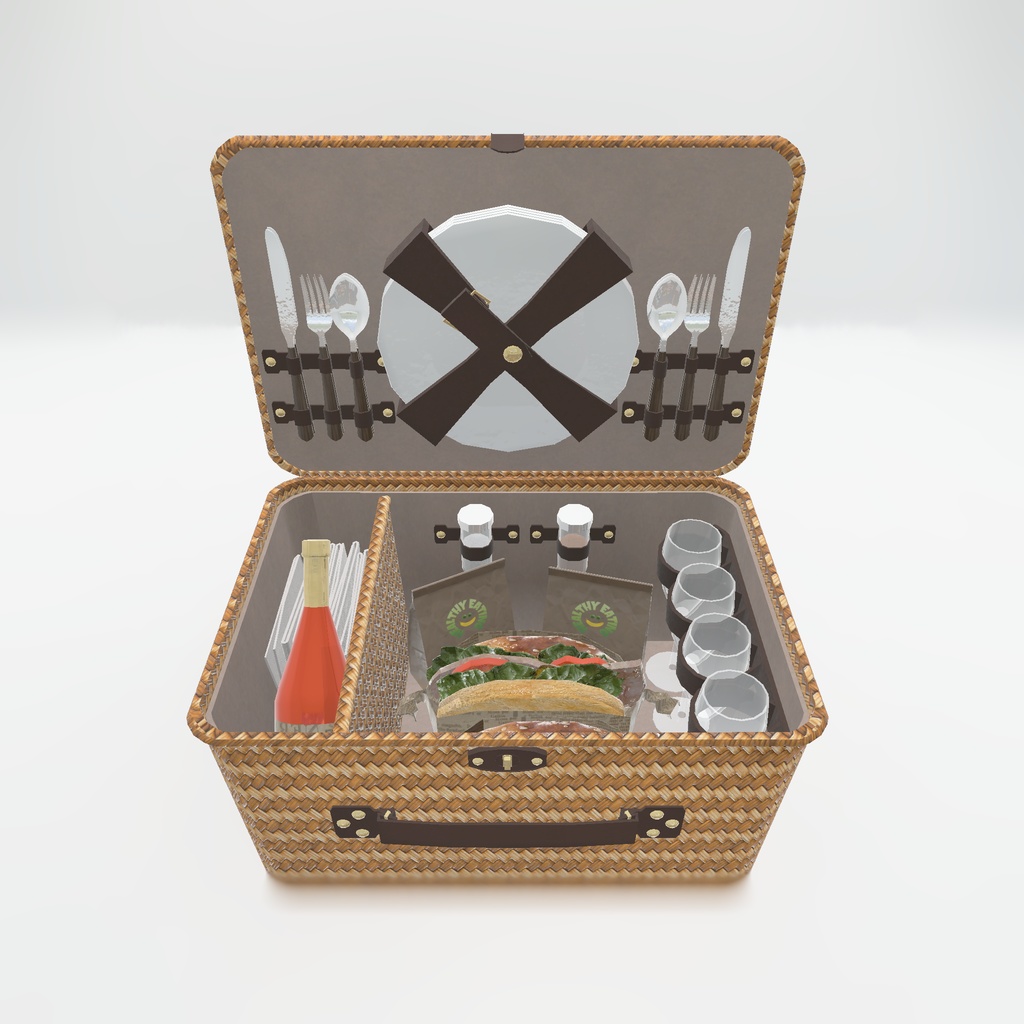 【VRChat想定】おしゃれピクニックセット