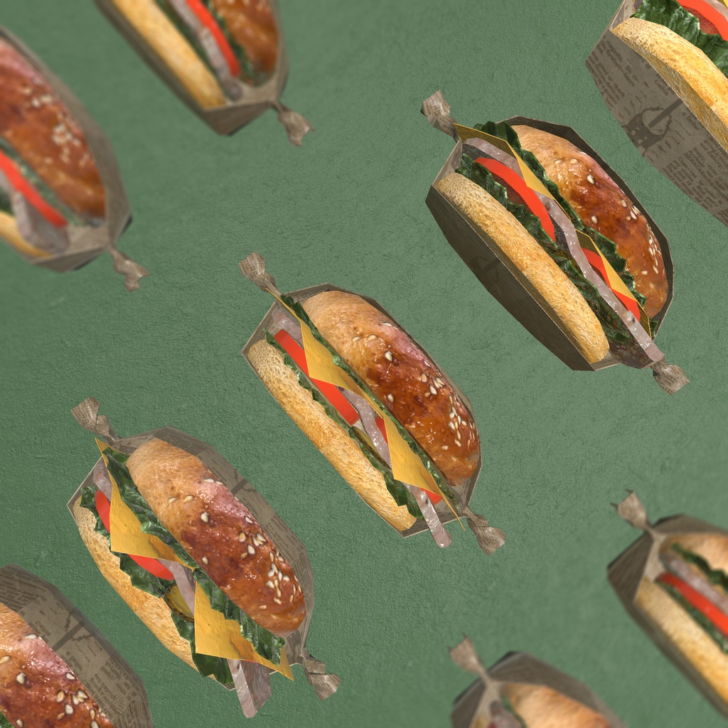 【VRChat想定】おしゃれピクニックセット