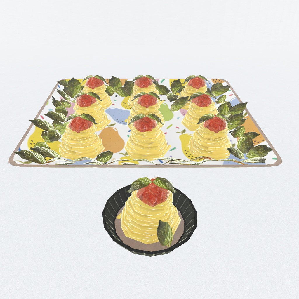 【VRChat想定】おしゃれピクニックセット