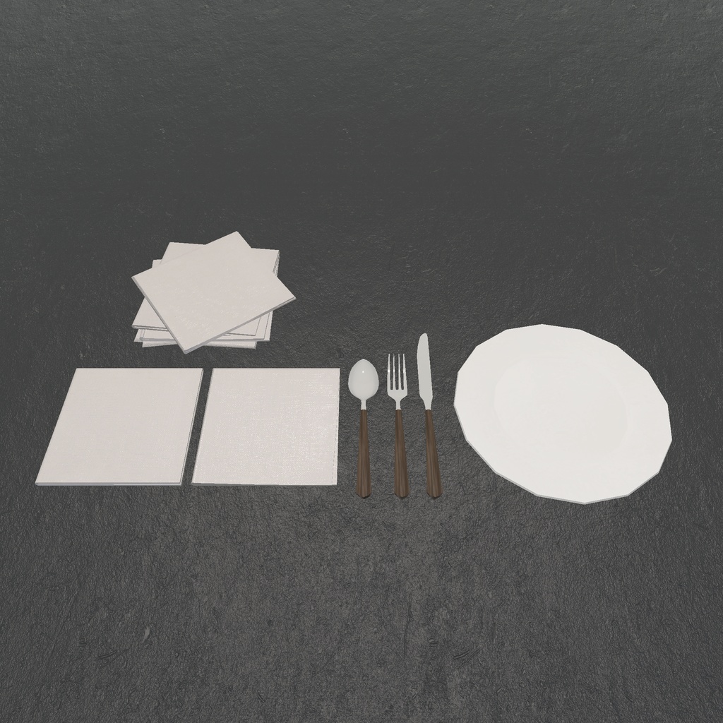 【VRChat想定】おしゃれピクニックセット