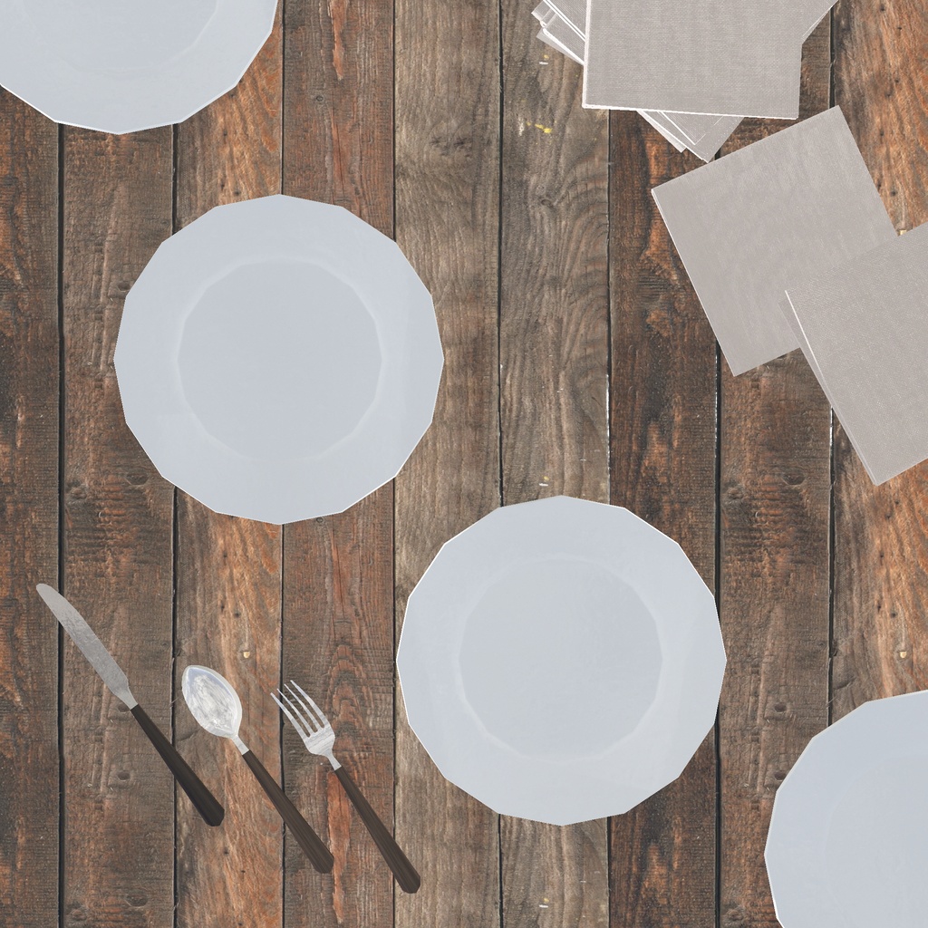 【VRChat想定】おしゃれピクニックセット