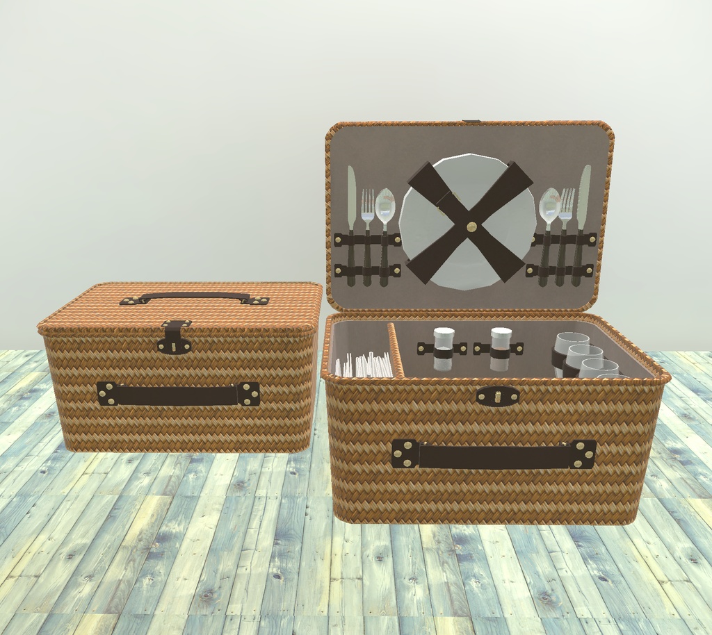【VRChat想定】おしゃれピクニックセット