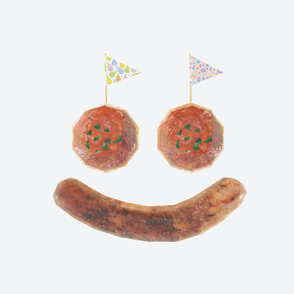 【VRChat想定】おしゃれピクニックセット