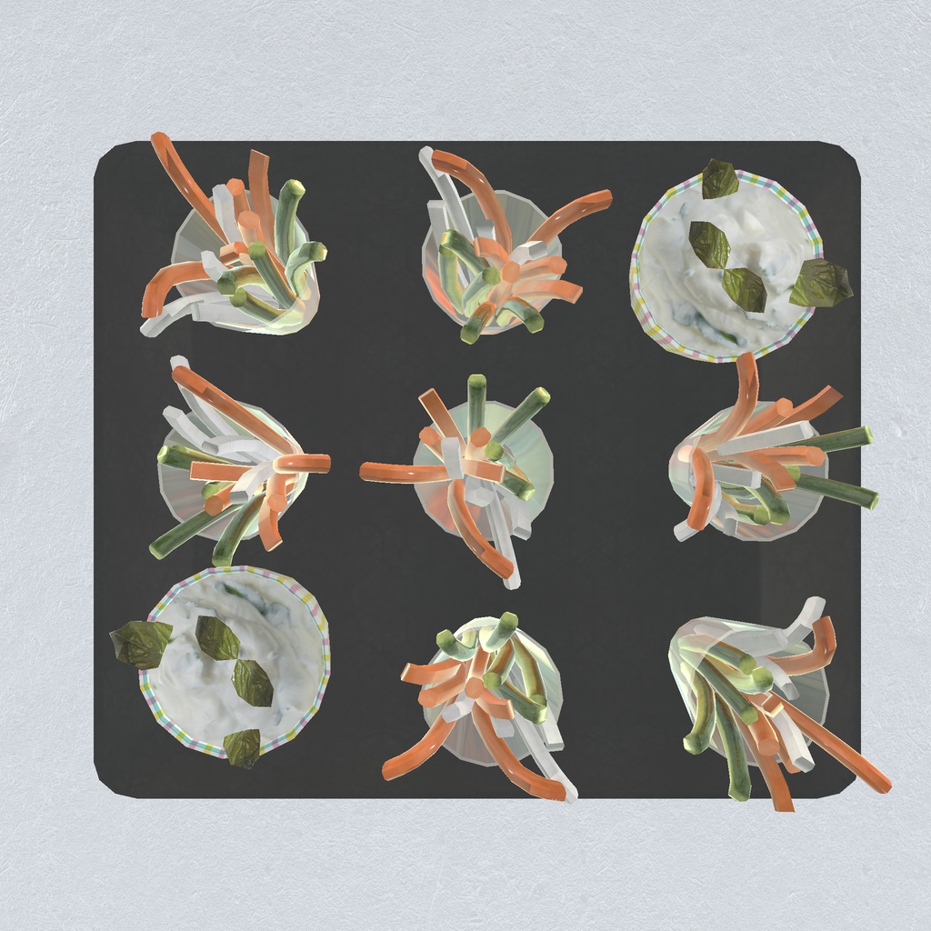 【VRChat想定】おしゃれピクニックセット