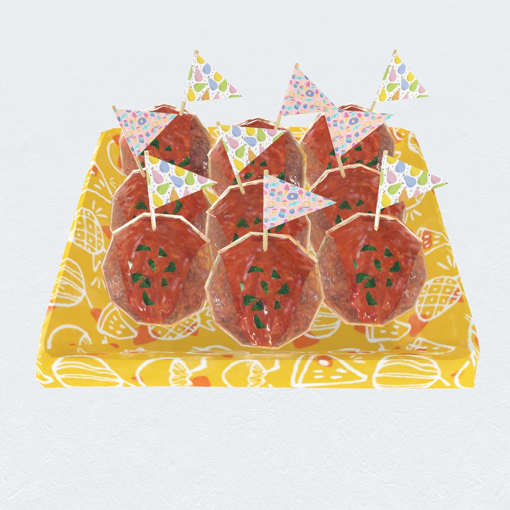 【VRChat想定】おしゃれピクニックセット