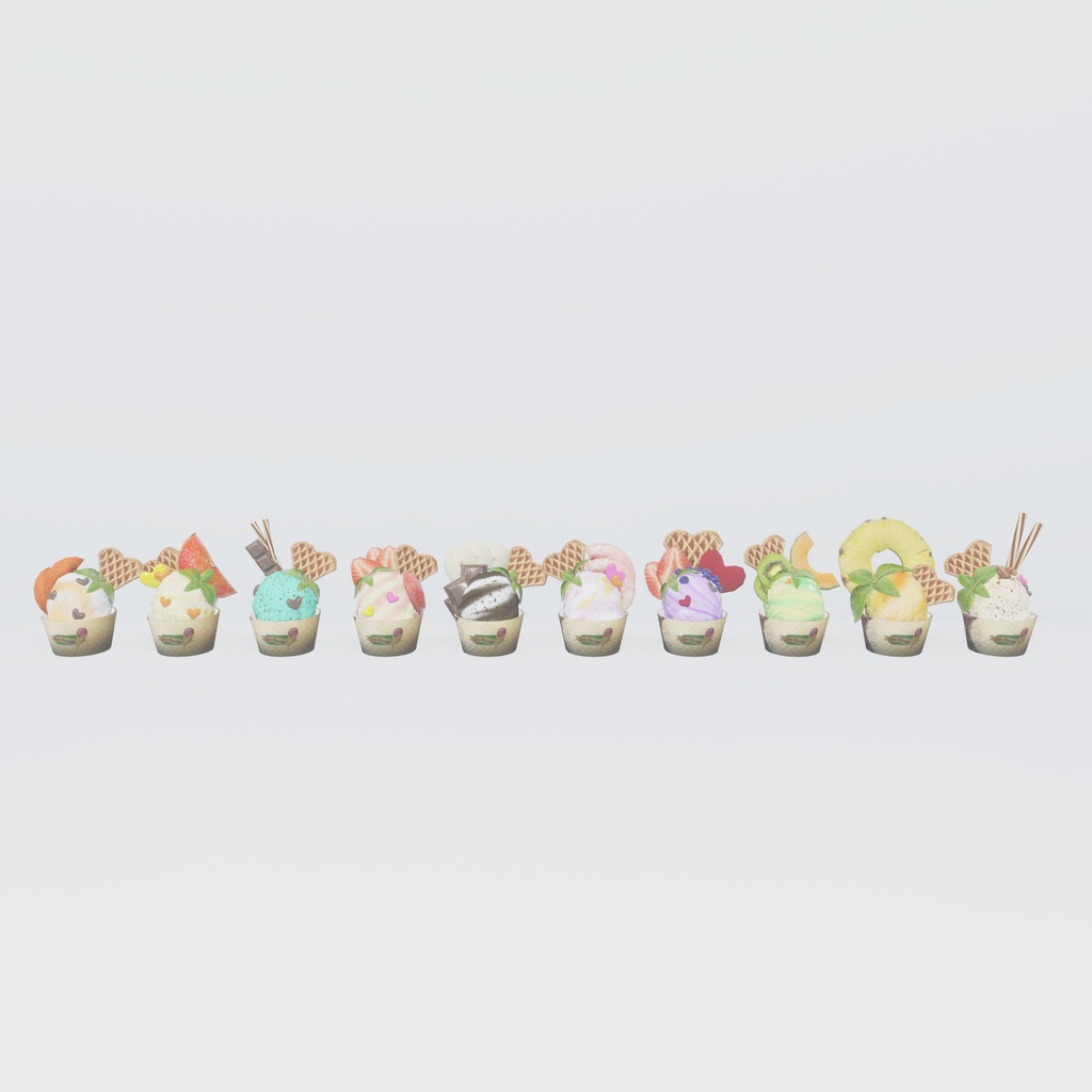 アイスクリーム屋さんごっこ<141点>