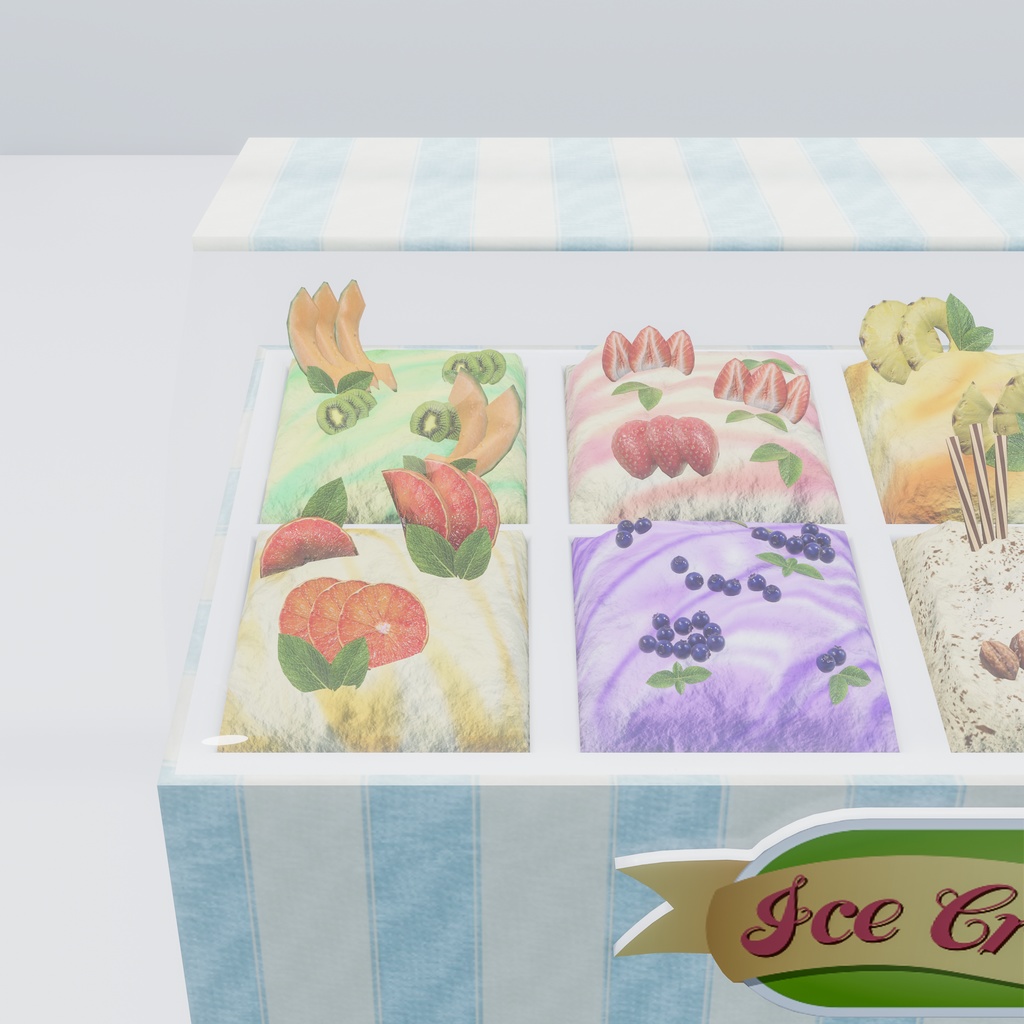 アイスクリーム屋さんごっこ<141点>