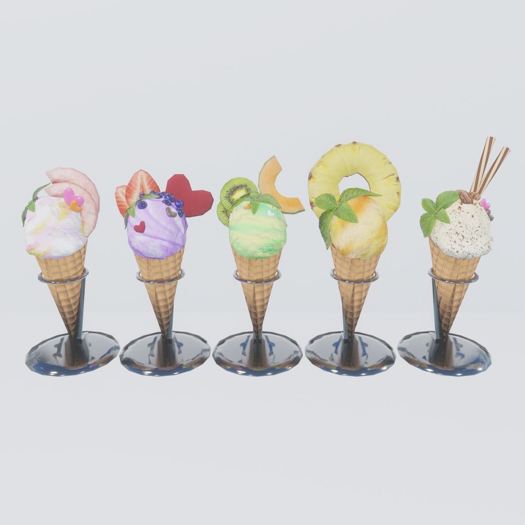 アイスクリーム屋さんごっこ<141点>