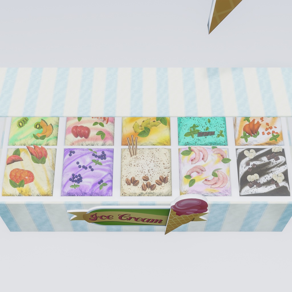 アイスクリーム屋さんごっこ<141点>