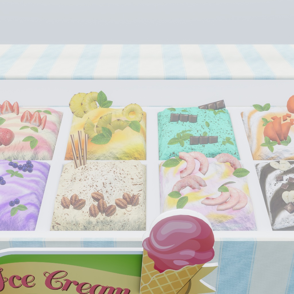 アイスクリーム屋さんごっこ<141点>