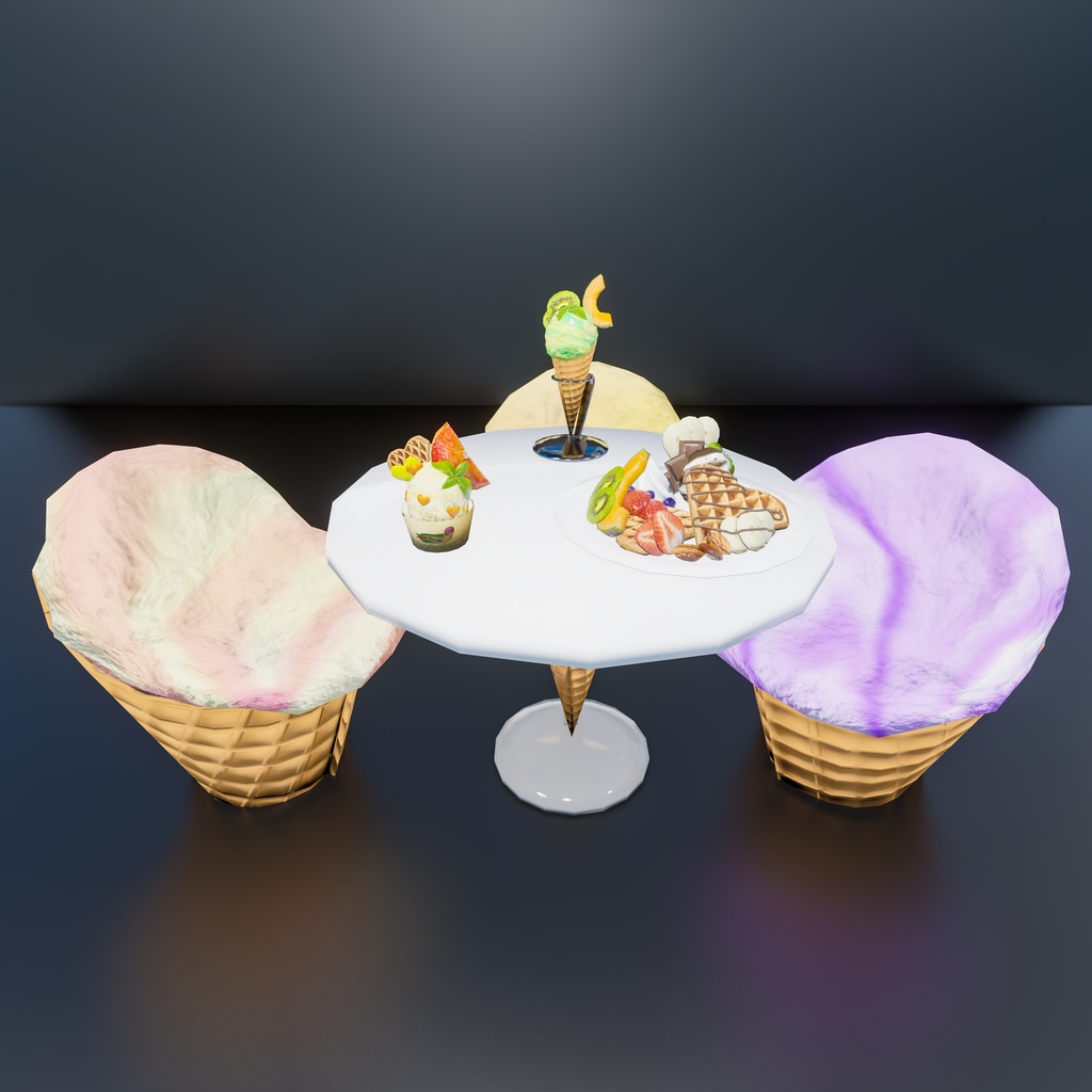 アイスクリーム屋さんごっこ<141点>