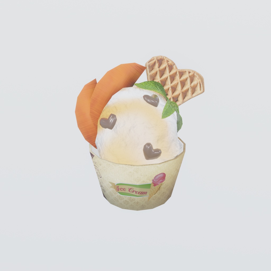 アイスクリーム屋さんごっこ<141点>