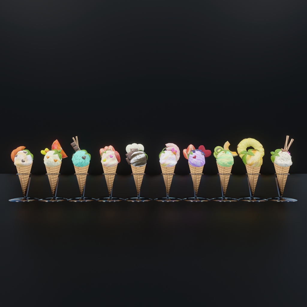 アイスクリーム屋さんごっこ<141点>