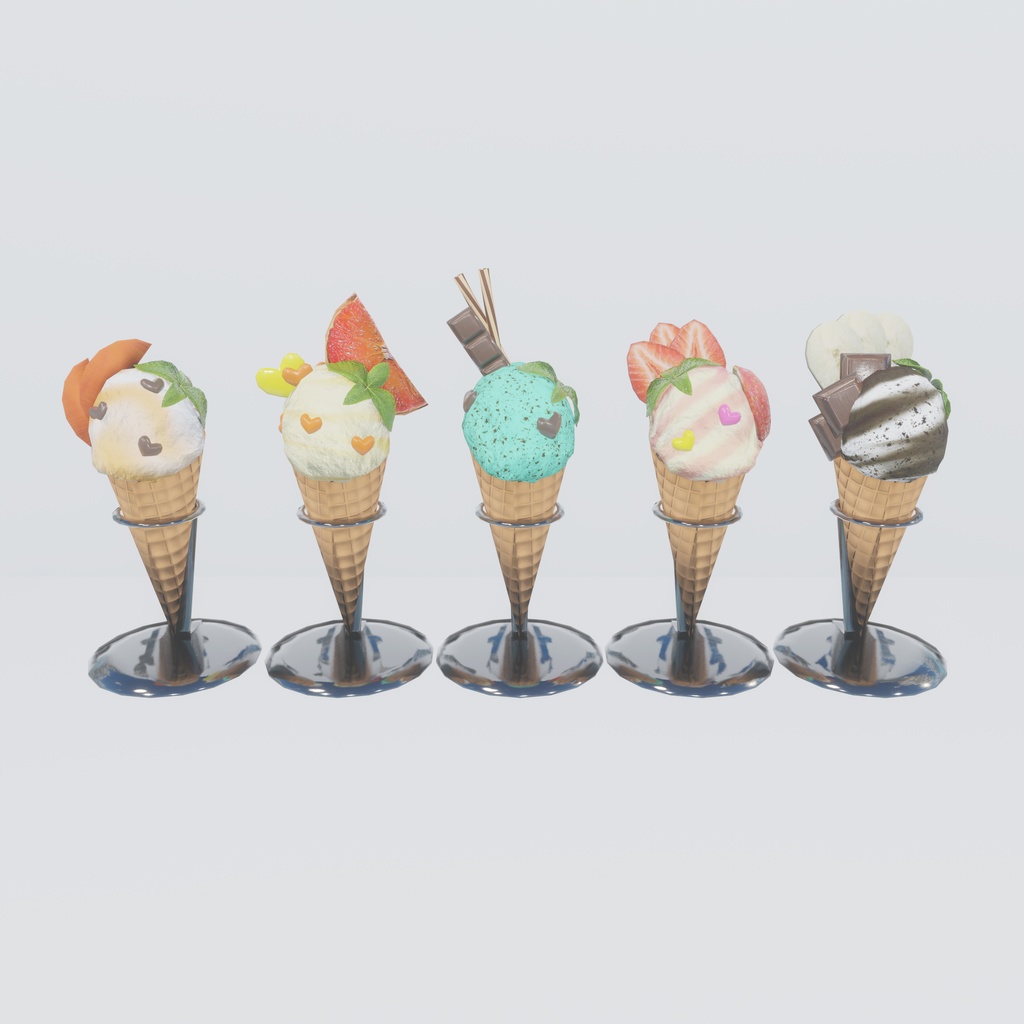 アイスクリーム屋さんごっこ<141点>