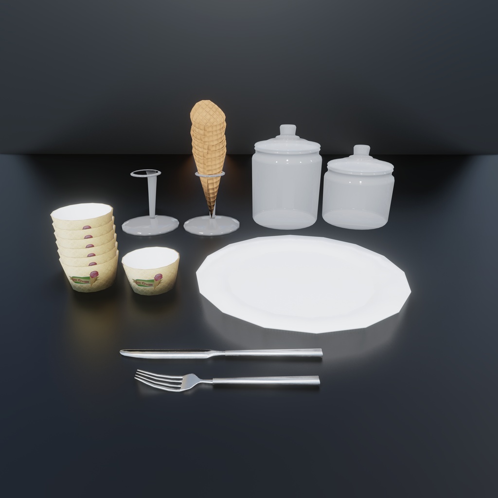 アイスクリーム屋さんごっこ<141点>