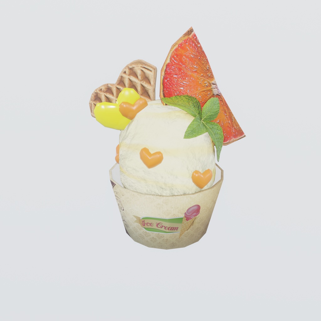 アイスクリーム屋さんごっこ<141点>