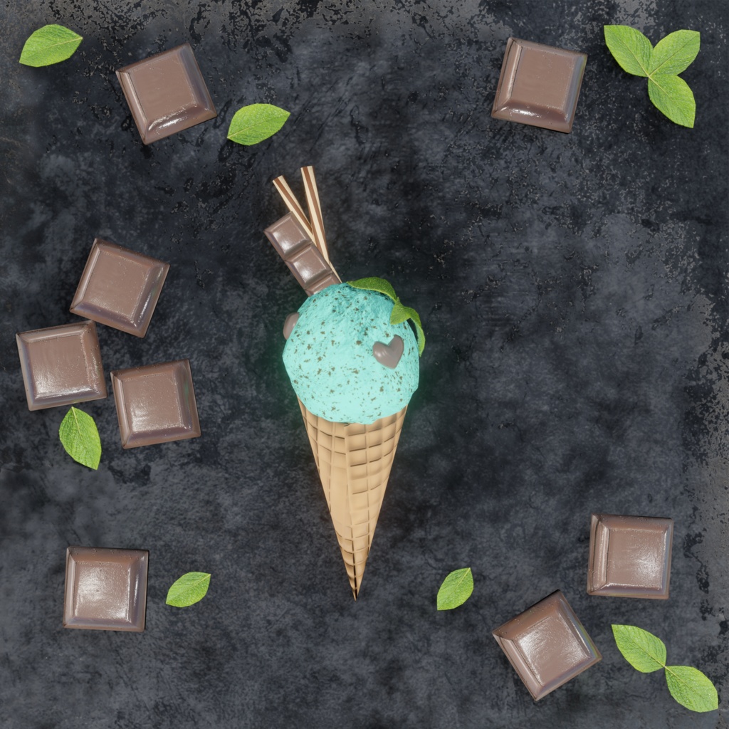 アイスクリーム屋さんごっこ<141点>