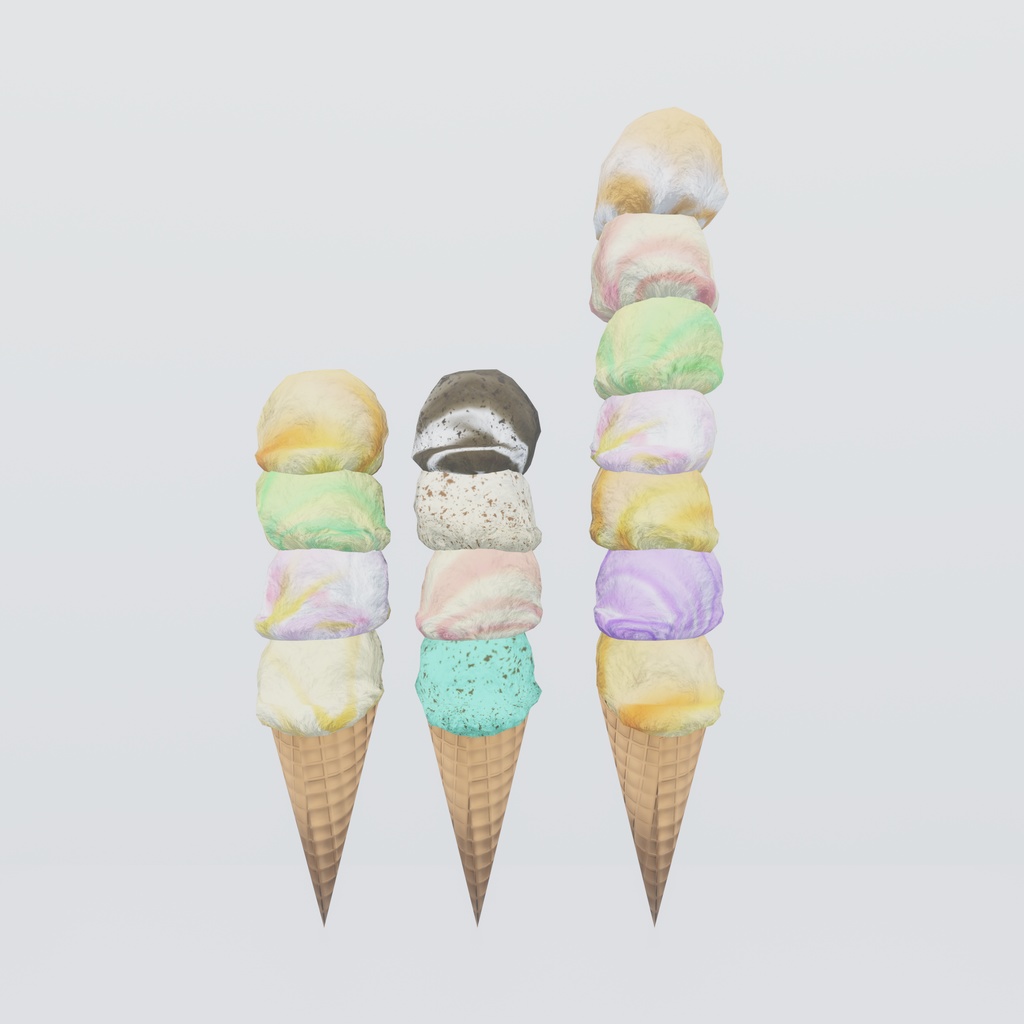 アイスクリーム屋さんごっこ<141点>