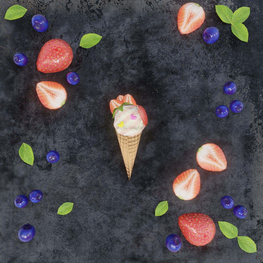 アイスクリーム屋さんごっこ<141点>