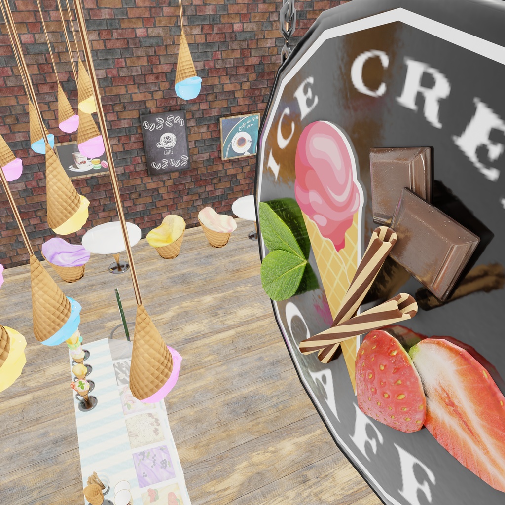 アイスクリーム屋さんごっこ<141点>