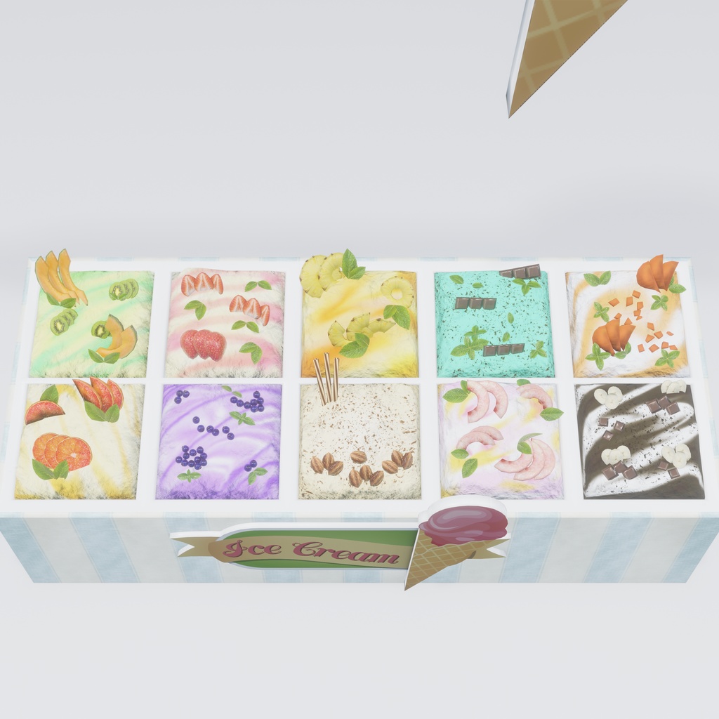 アイスクリーム屋さんごっこ<141点>