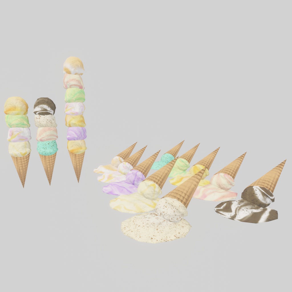 アイスクリーム屋さんごっこ<141点>