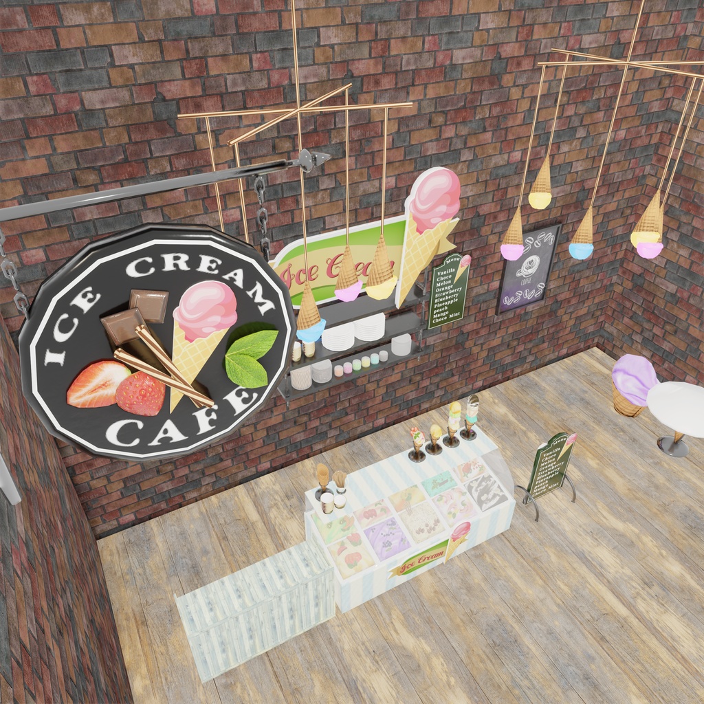 アイスクリーム屋さんごっこ<141点>