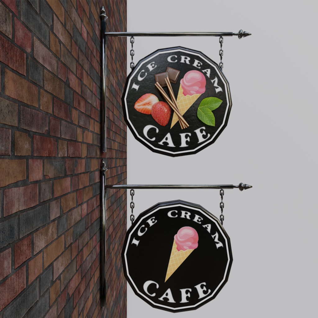 アイスクリーム屋さんごっこ<141点>