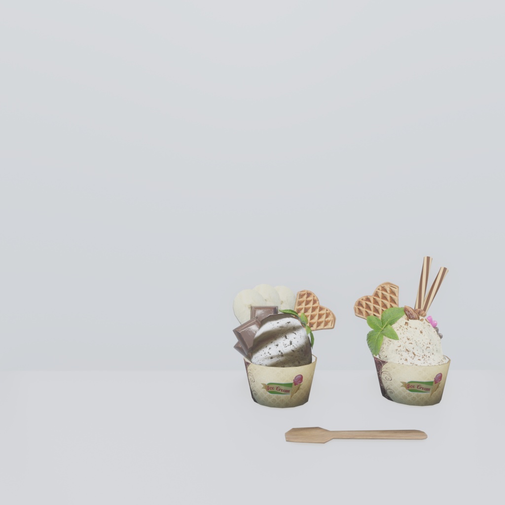 アイスクリーム屋さんごっこ<141点>