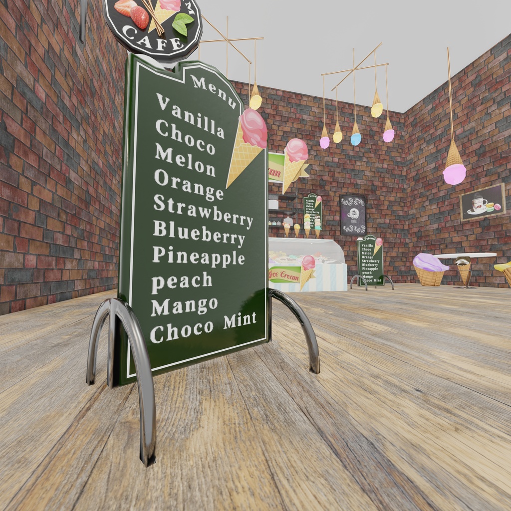 アイスクリーム屋さんごっこ<141点>