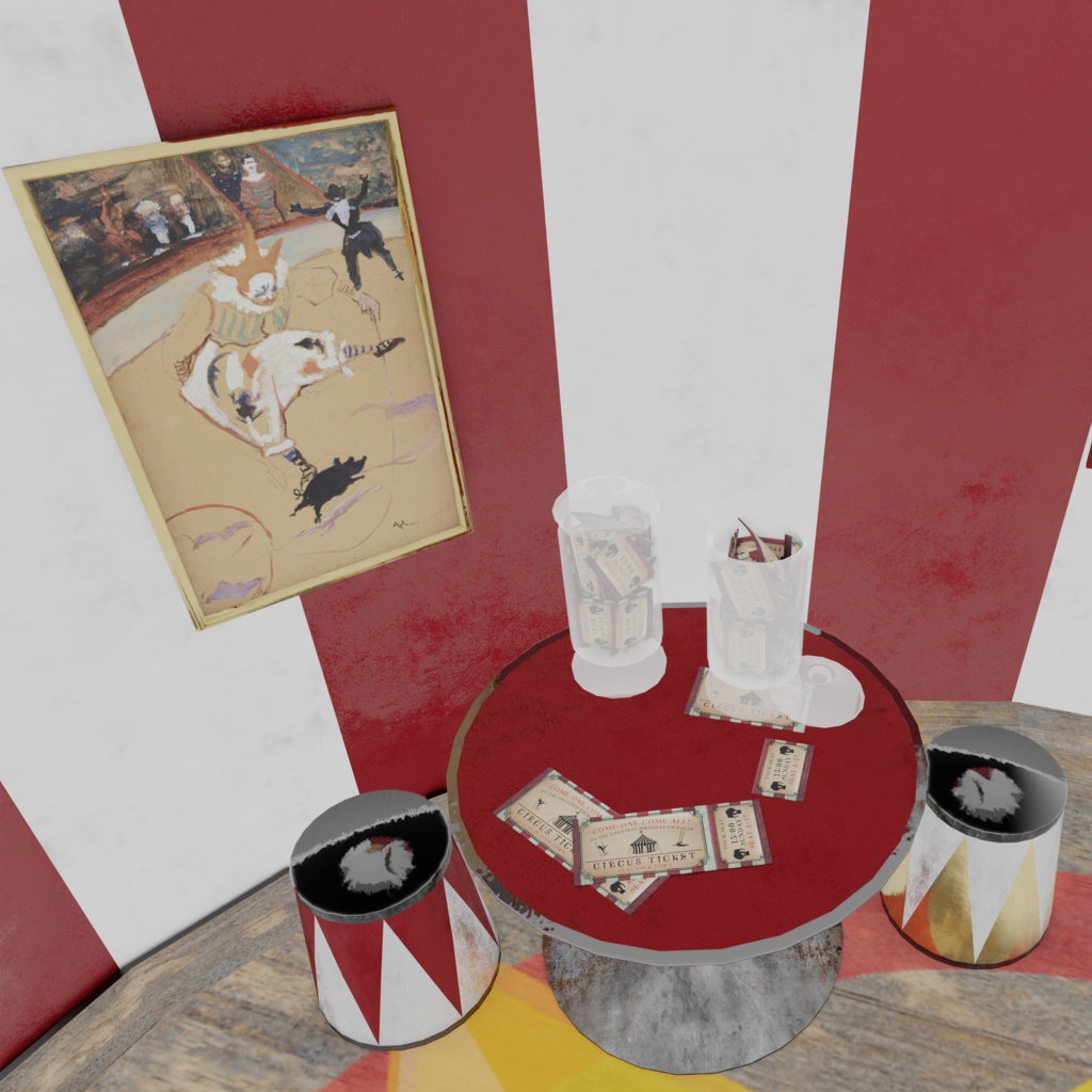 【VRChat想定】サーカスごっこ(77点)