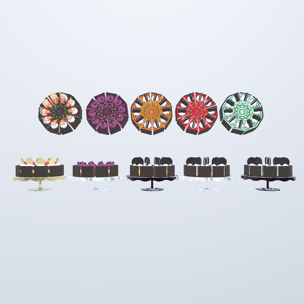 ケーキビュッフェ(128点)