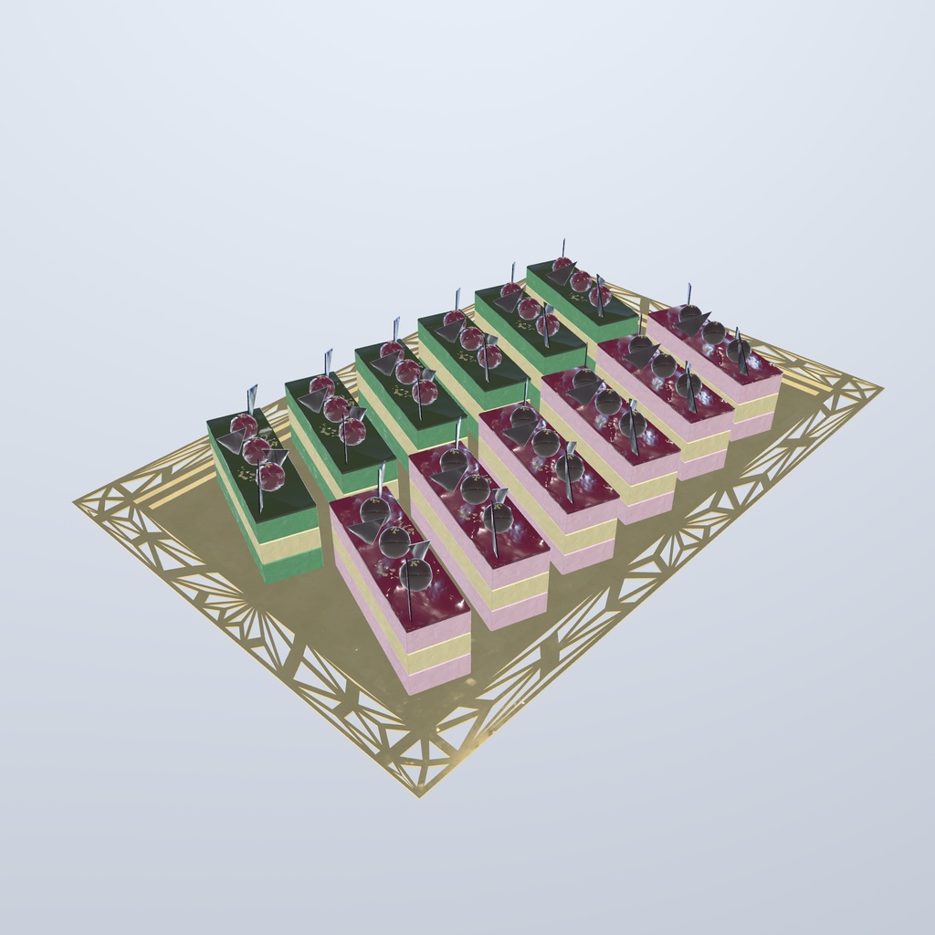 ケーキビュッフェ(128点)