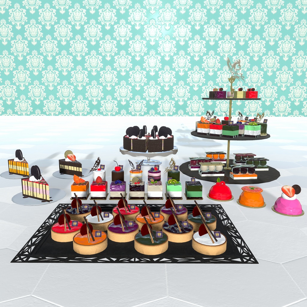 ケーキビュッフェ(128点)