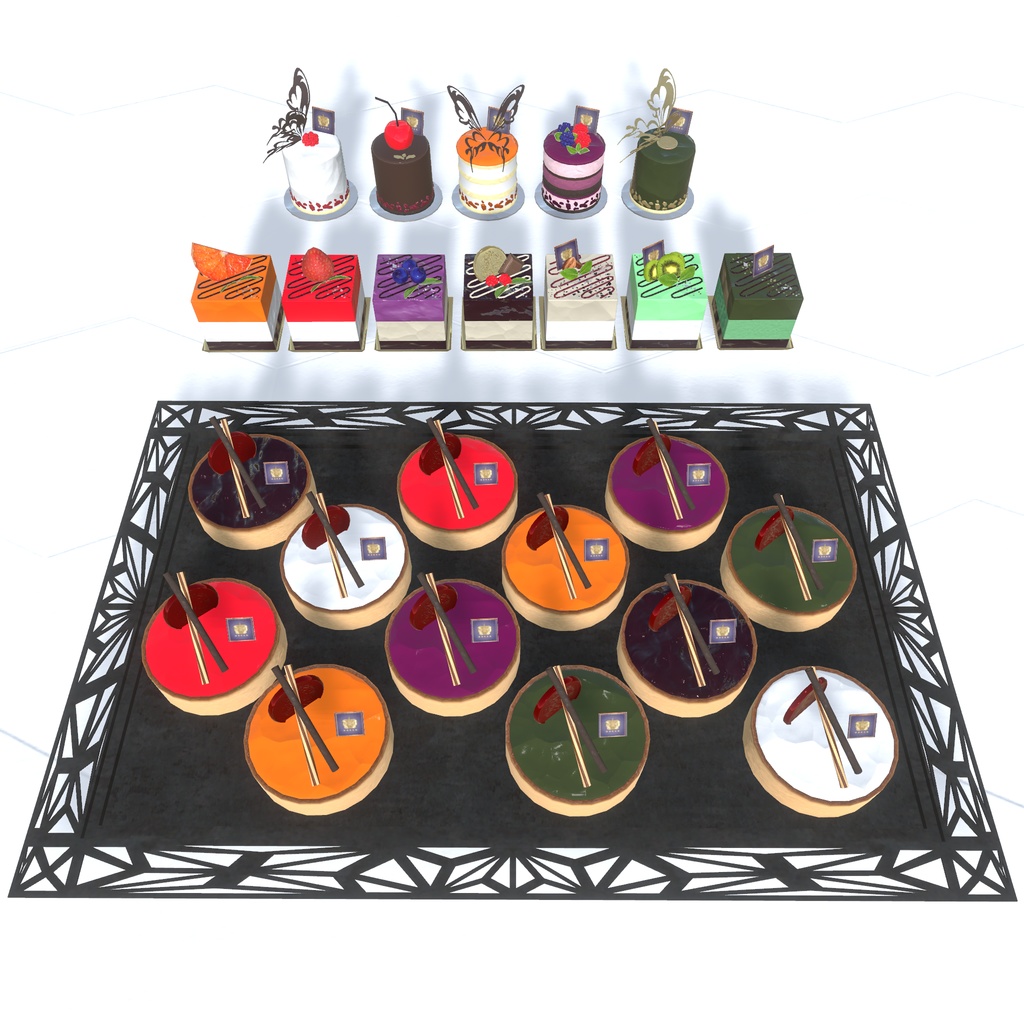 ケーキビュッフェ(128点)