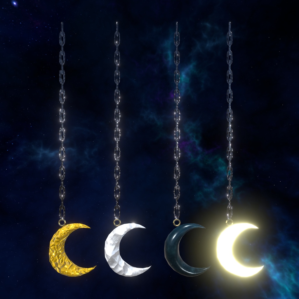 【VRChat想定】夜空インテリア(135点)