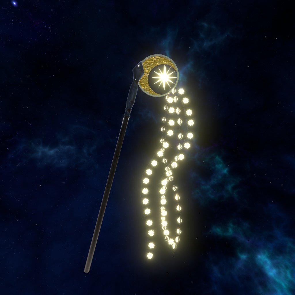 【VRChat想定】夜空インテリア(135点)