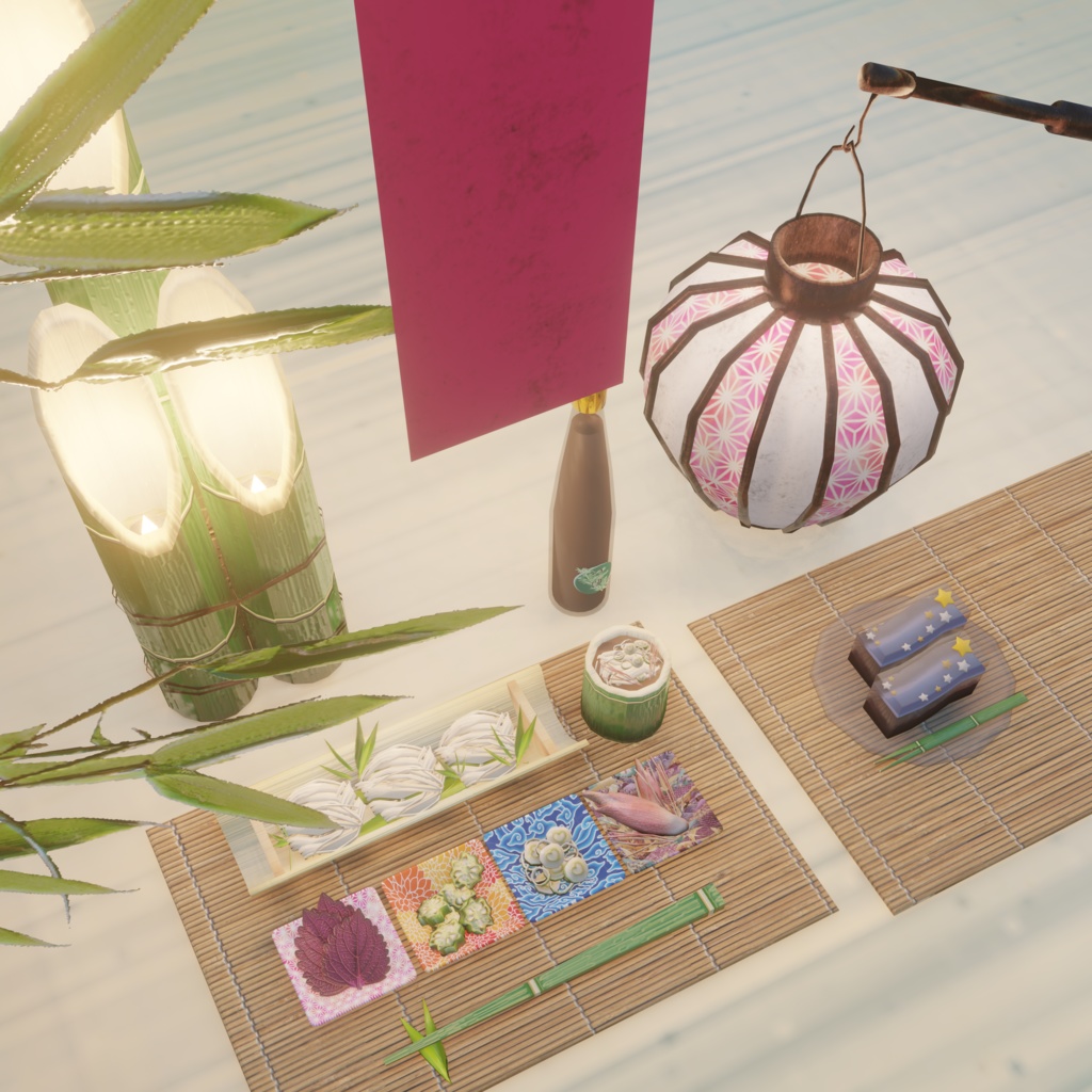 竹と七夕飾り(171点)