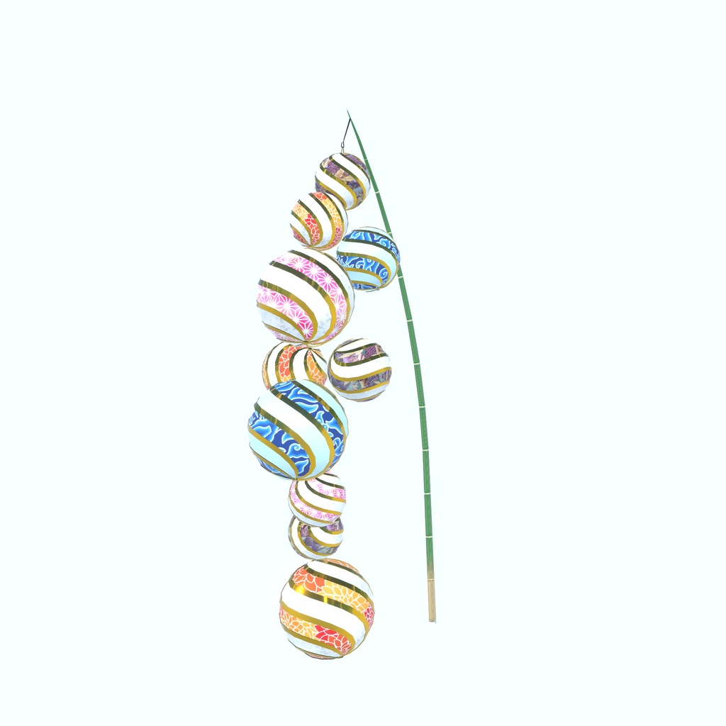 竹と七夕飾り(171点)