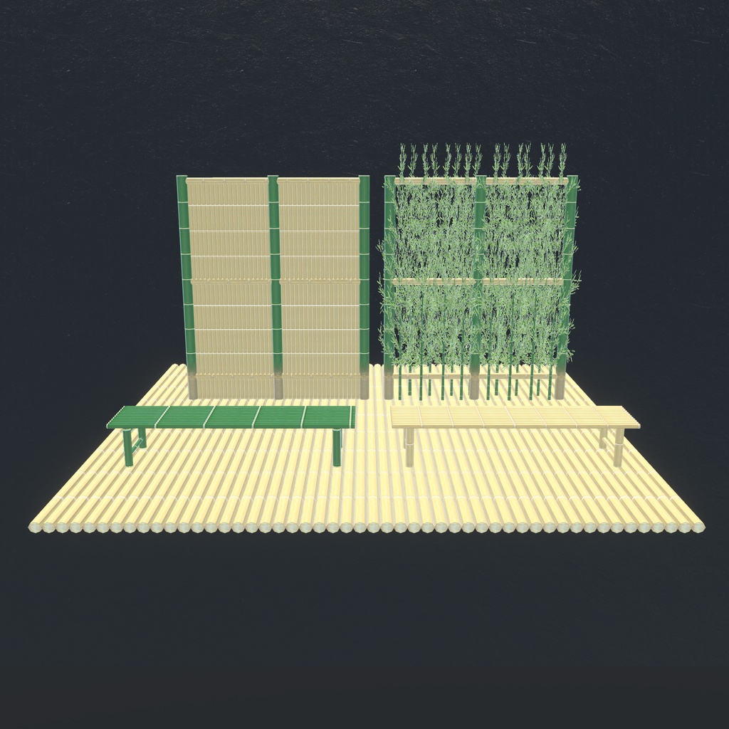 竹と七夕飾り(171点)