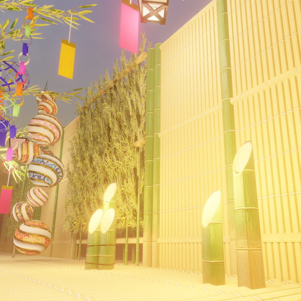 竹と七夕飾り(171点)