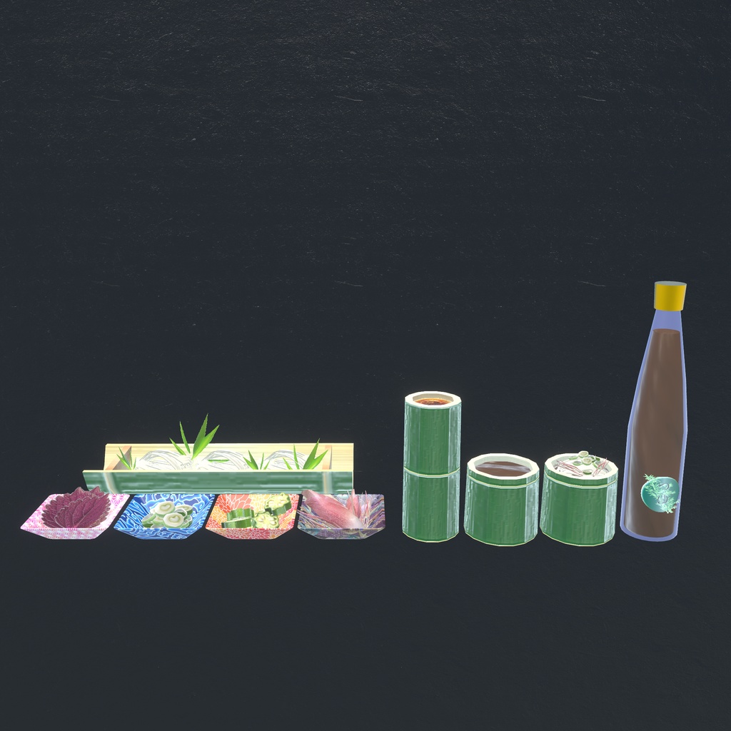 竹と七夕飾り(171点)