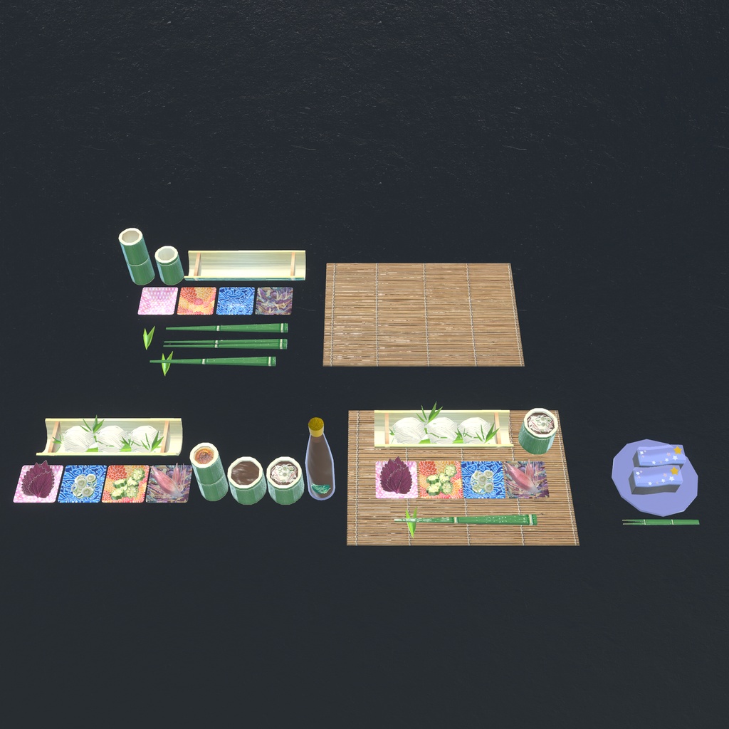 竹と七夕飾り(171点)