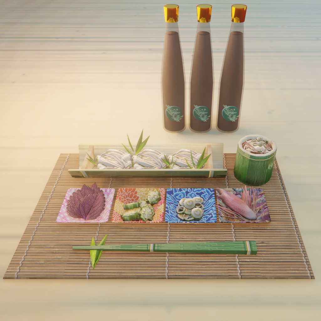 竹と七夕飾り(171点)