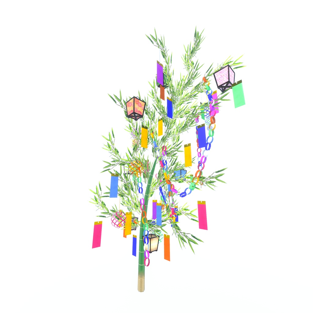 竹と七夕飾り(171点)