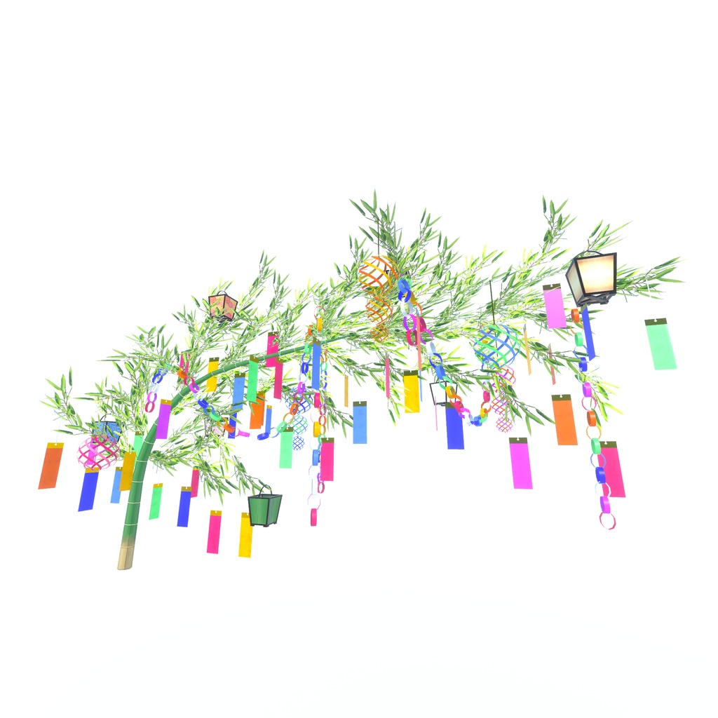 竹と七夕飾り(171点)